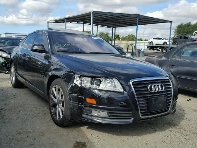 WAUCH74F29N031390 - 2009 AUDI A6 BLACK photo 1