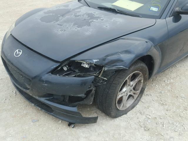 JM1FE17N740132441 - 2004 MAZDA RX8 GREEN photo 9