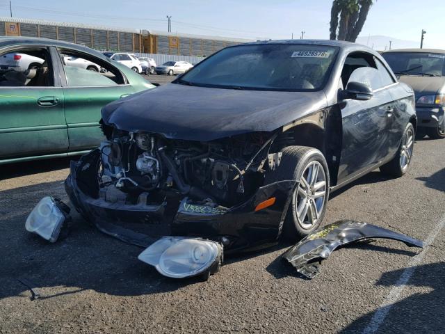 WVWFA71F18V022591 - 2008 VOLKSWAGEN EOS LUX Чорний фото 2