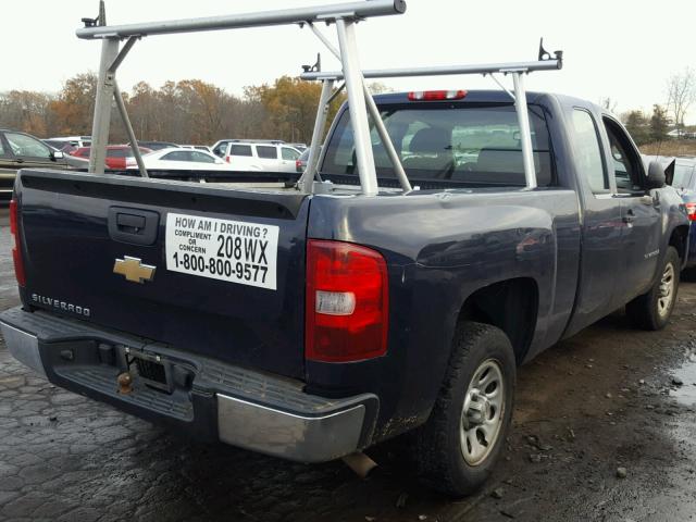 1GCEC19XX8Z150613 - 2008 CHEVROLET SILVERADO BLUE photo 4