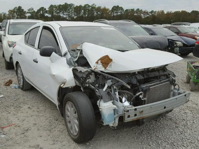 3N1CN7AP0FL898889 - 2015 NISSAN VERSA S WHITE photo 1