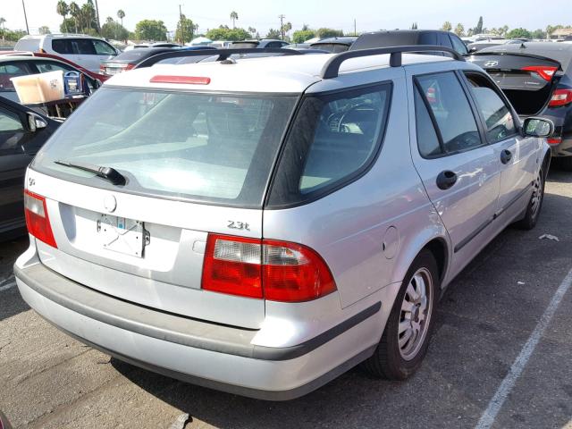 YS3EB59E353521241 - 2005 SAAB 9-5 LINEAR SILVER photo 4