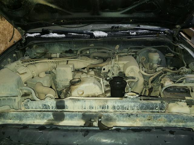 5TEWM72N33Z185861 - 2003 TOYOTA TACOMA XTR BLACK photo 7