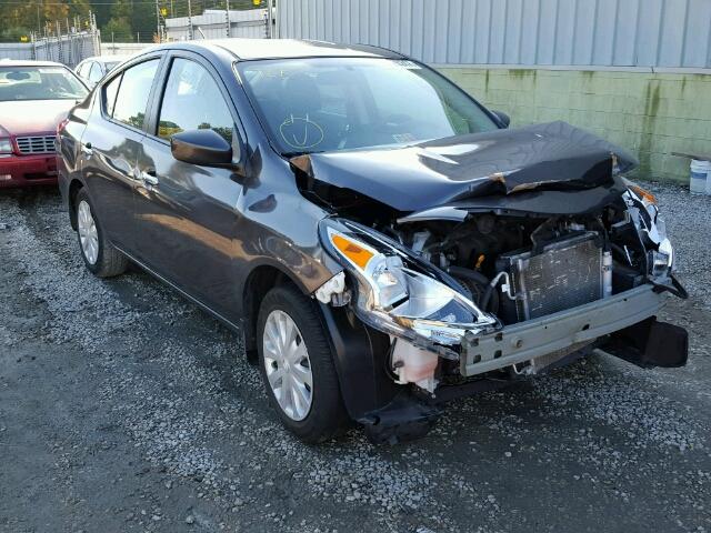 3N1CN7AP5FL942837 - 2015 NISSAN VERSA S BLACK photo 1