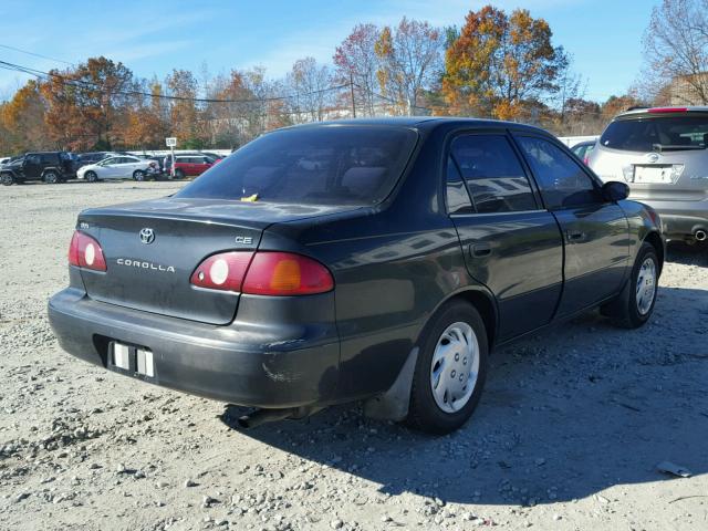 1NXBR12E72Z646074 - 2002 TOYOTA COROLLA CE BLACK photo 4