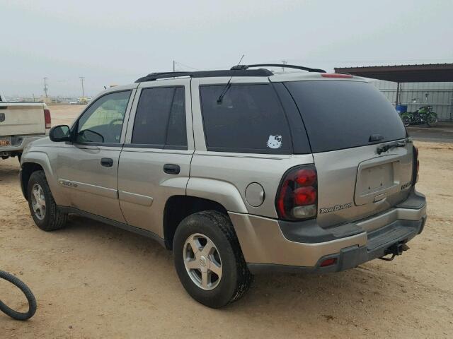 1GNDS13S832345193 - 2003 CHEVROLET TRAILBLAZE TAN photo 3