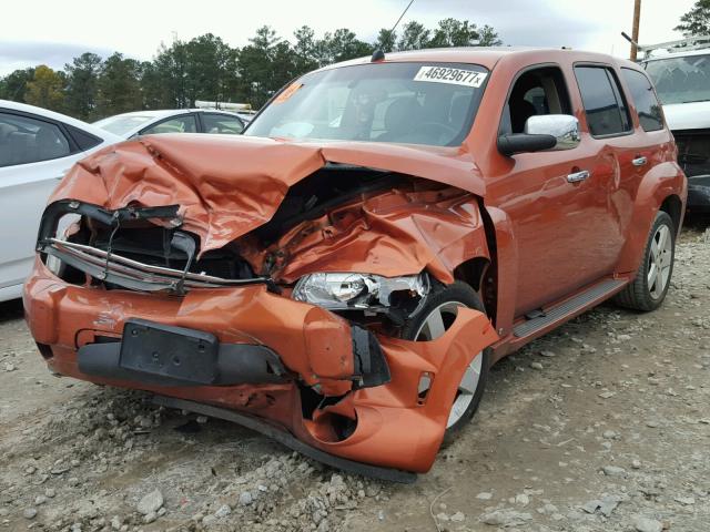 3GNDA53P88S649299 - 2008 CHEVROLET HHR LT ORANGE photo 2