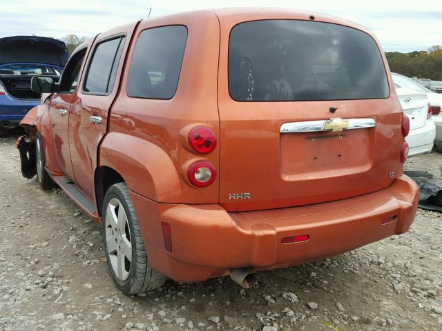 3GNDA53P88S649299 - 2008 CHEVROLET HHR LT ORANGE photo 3