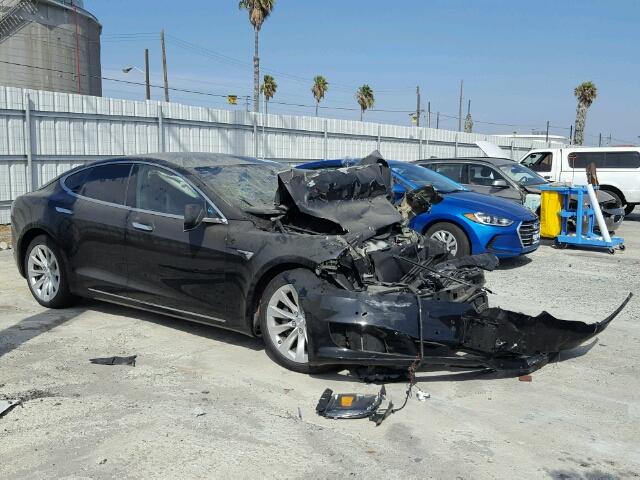 5YJSA1E20GF172286 - 2016 TESLA MODEL S BLACK photo 1