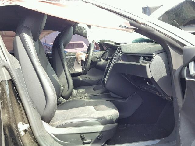 5YJSA1E20GF172286 - 2016 TESLA MODEL S BLACK photo 5