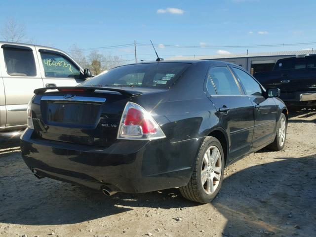 3FAHP08178R197326 - 2008 FORD FUSION SEL BLACK photo 4