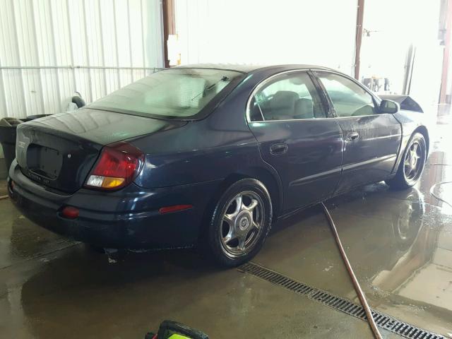 1G3GS64C514193384 - 2001 OLDSMOBILE AURORA 4.0 BLUE photo 4