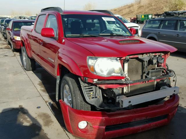 5TEMU52N19Z596860 - 2009 TOYOTA TACOMA DOU RED photo 1