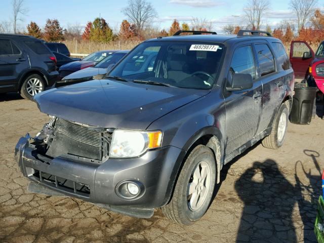 1FMCU037X9KB10772 - 2009 FORD ESCAPE GRAY photo 2