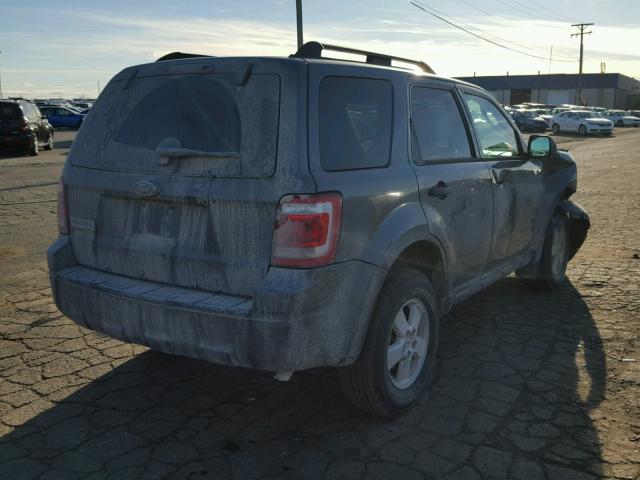 1FMCU037X9KB10772 - 2009 FORD ESCAPE GRAY photo 4