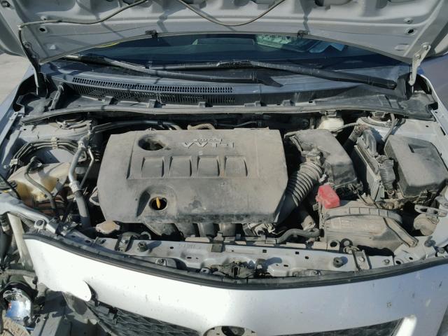 2T1BU4EE1AC470442 - 2010 TOYOTA COROLLA BA GRAY photo 7