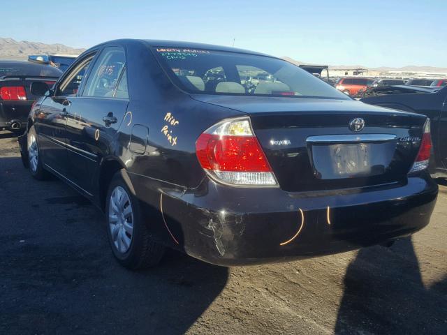 4T1BE32K45U031953 - 2005 TOYOTA CAMRY LE შავი ფოტო 3