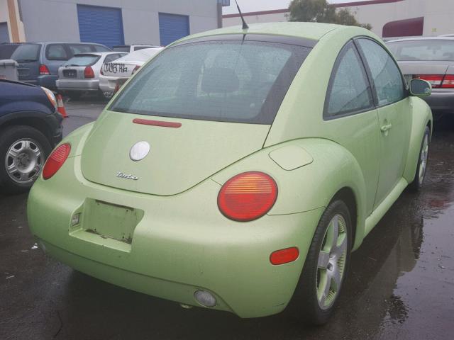 3VWCD21C83M411795 - 2003 VOLKSWAGEN NEW BEETLE 绿色 照片 4