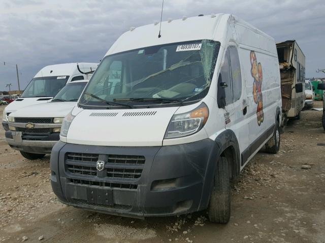 3C6TRVDGXHE522393 - 2017 RAM PROMASTER WHITE photo 2