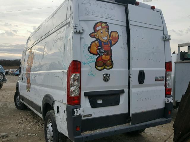 3C6TRVDGXHE522393 - 2017 RAM PROMASTER WHITE photo 3