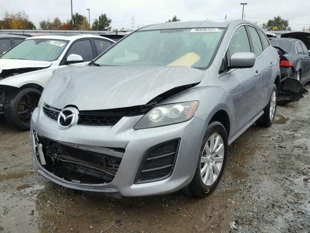 JM3ER2AM8B0380143 - 2011 MAZDA CX-7 SILVER photo 2