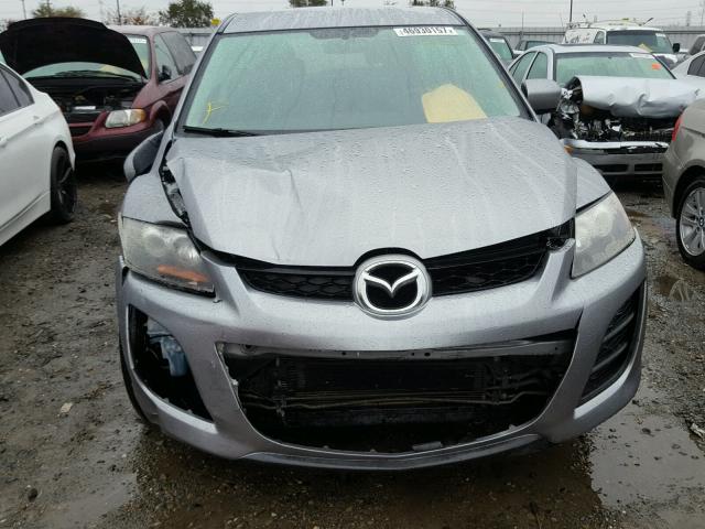 JM3ER2AM8B0380143 - 2011 MAZDA CX-7 SILVER photo 9