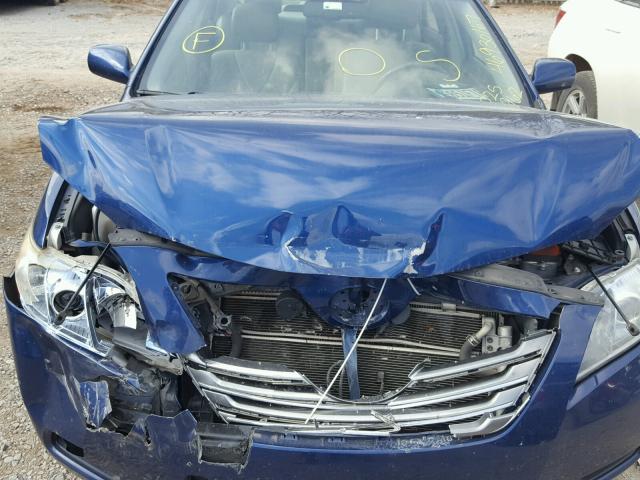 JTNBB46K673025962 - 2007 TOYOTA CAMRY NEW BLUE photo 7