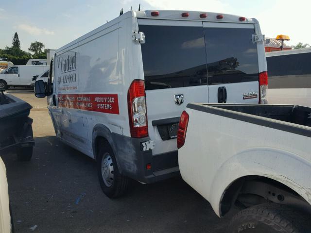 3C6TRVAG8GE130788 - 2016 RAM PROMASTER WHITE photo 3