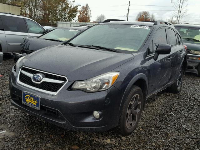 JF2GPAKC0E8235824 - 2014 SUBARU XV CROSSTR GRAY photo 2