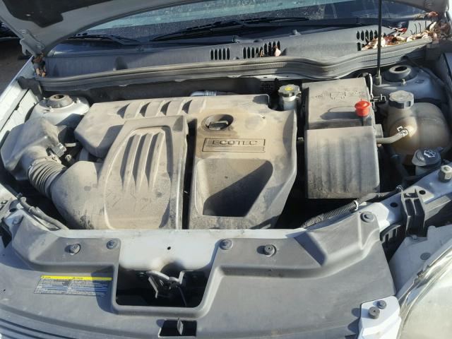 1G1AK58H797198286 - 2009 CHEVROLET COBALT LS SILVER photo 7