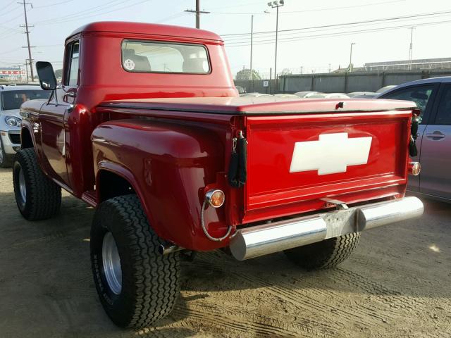 3A59S136101 - 1959 CHEVROLET APACHE RED photo 3