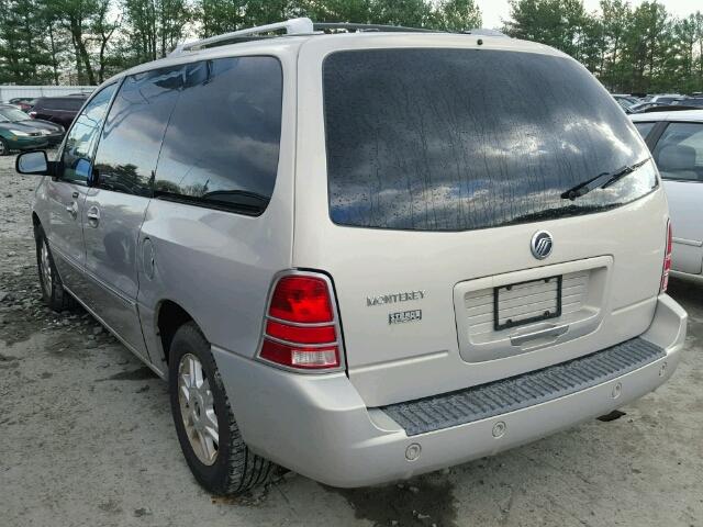 2MRDA22226BJ01408 - 2006 MERCURY MONTEREY L BEIGE photo 3