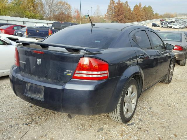 1B3LC56R68N193942 - 2008 DODGE AVENGER BLUE photo 4