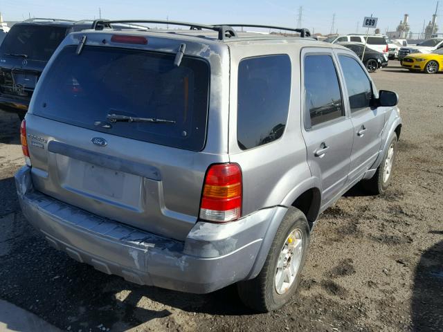 1FMCU04137KA40507 - 2007 FORD ESCAPE LIM SILVER photo 4