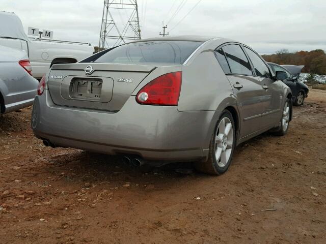 1N4BA41E35C874006 - 2005 NISSAN MAXIMA SE SILVER photo 4