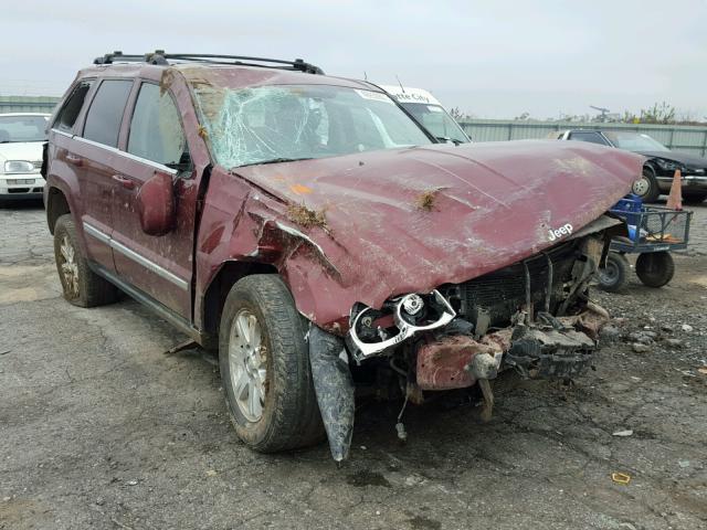 1J8HR58N48C212585 - 2008 JEEP GRAND CHER RED photo 1