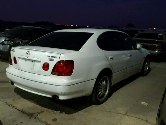 JT8BD69S230190715 - 2003 LEXUS GS 300 WHITE photo 4