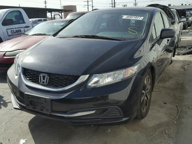 19XFB2F89FE200999 - 2015 HONDA CIVIC EX BLACK photo 2