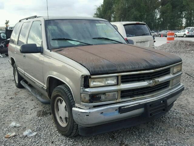 1GNEC13R2XJ549000 - 1999 CHEVROLET TAHOE C150 GOLD photo 1