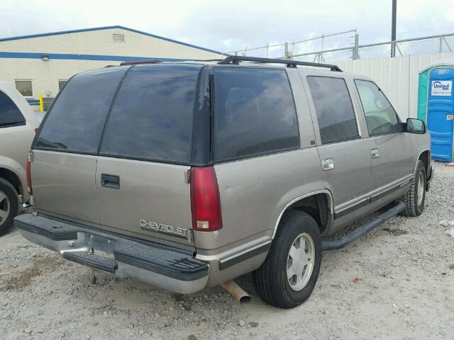 1GNEC13R2XJ549000 - 1999 CHEVROLET TAHOE C150 GOLD photo 4