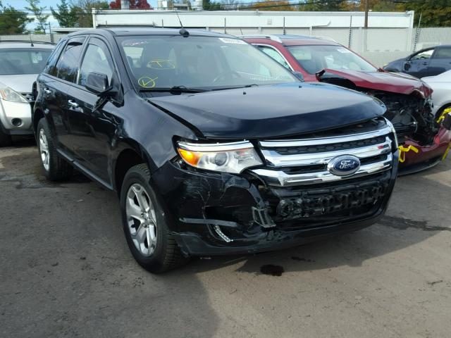 2FMDK4JC3BBB49575 - 2011 FORD EDGE SEL BLACK photo 1