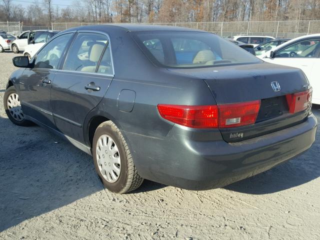 1HGCM56425A153894 - 2005 HONDA ACCORD LX GREEN photo 3