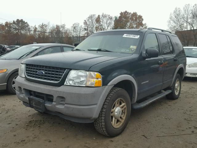 1FMZU72K72UD12035 - 2002 FORD EXPLORER X GREEN photo 2