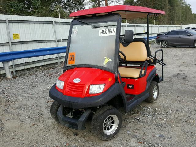 1G9BA2115GG411197 - 2016 GOLF CART RED photo 2