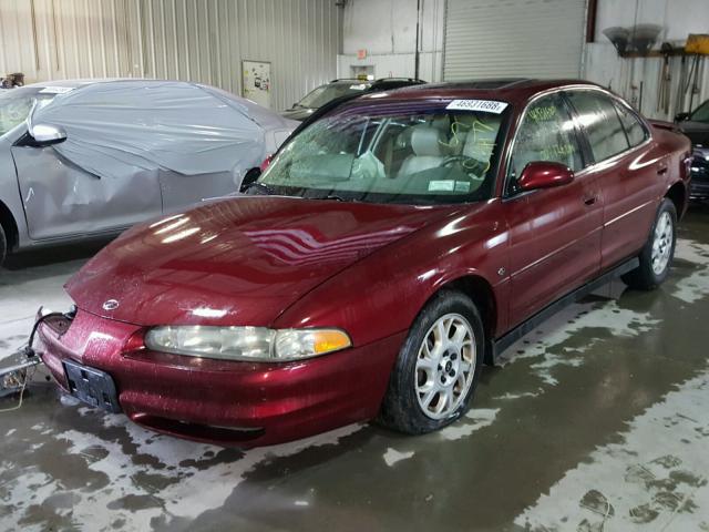 1G3WS52H81F172389 - 2001 OLDSMOBILE INTRIGUE G RED photo 2
