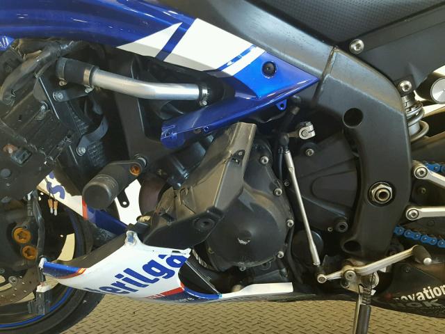 JYARJ16E49A014063 - 2009 YAMAHA YZFR6 BLUE photo 6