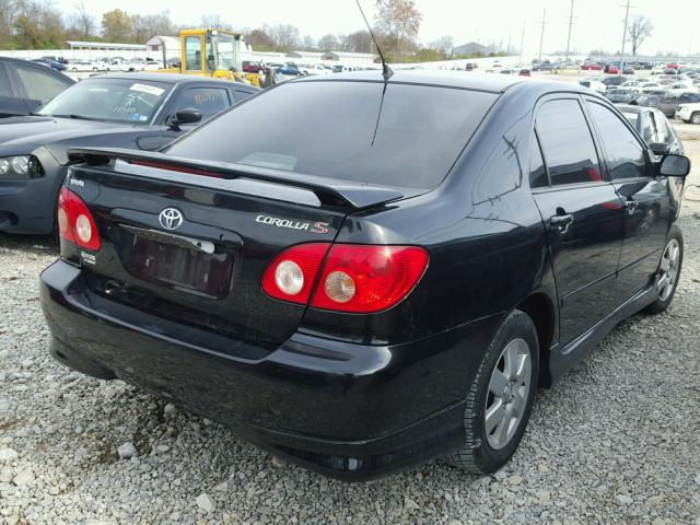 2T1BR32E77C812453 - 2007 TOYOTA COROLLA CE BLACK photo 4