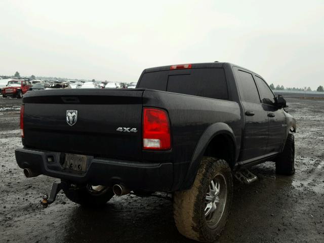 1D7RV1CT9AS165500 - 2010 DODGE RAM 1500 BLACK photo 4