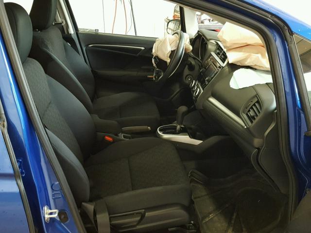 JHMGK5H52HS005205 - 2017 HONDA FIT LX Mavi fotoğraf 5