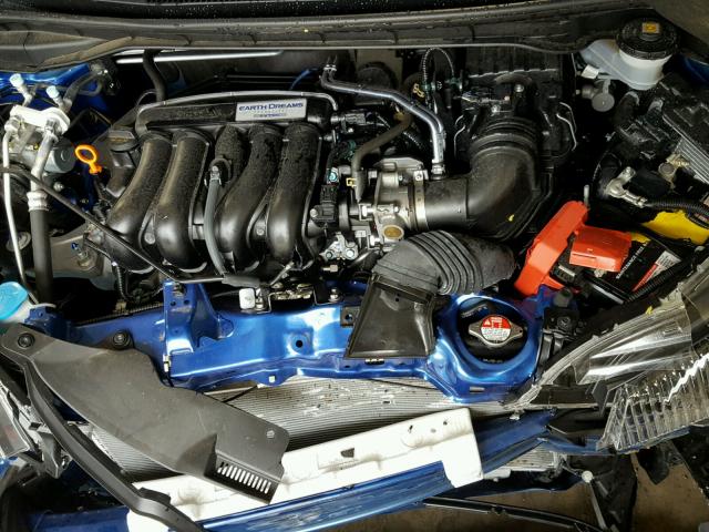 JHMGK5H52HS005205 - 2017 HONDA FIT LX Mavi fotoğraf 7